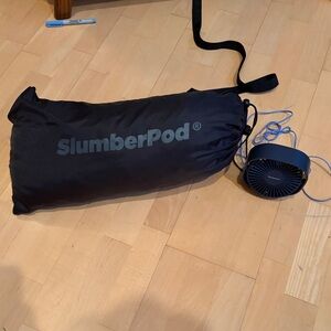 SlumberPod Black Sleeping Tent with Fan